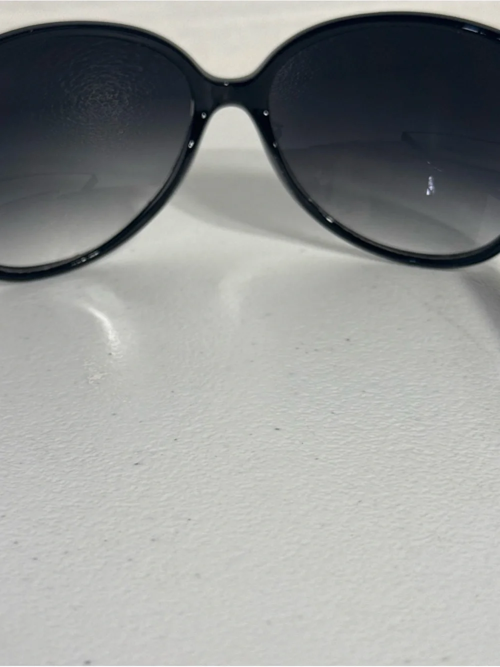 Fossil Women’s oversized Black Sunglasses with Silver Accents